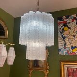 Murano lustre attributed to Toni Zuccheri – Venini – textured glass – year