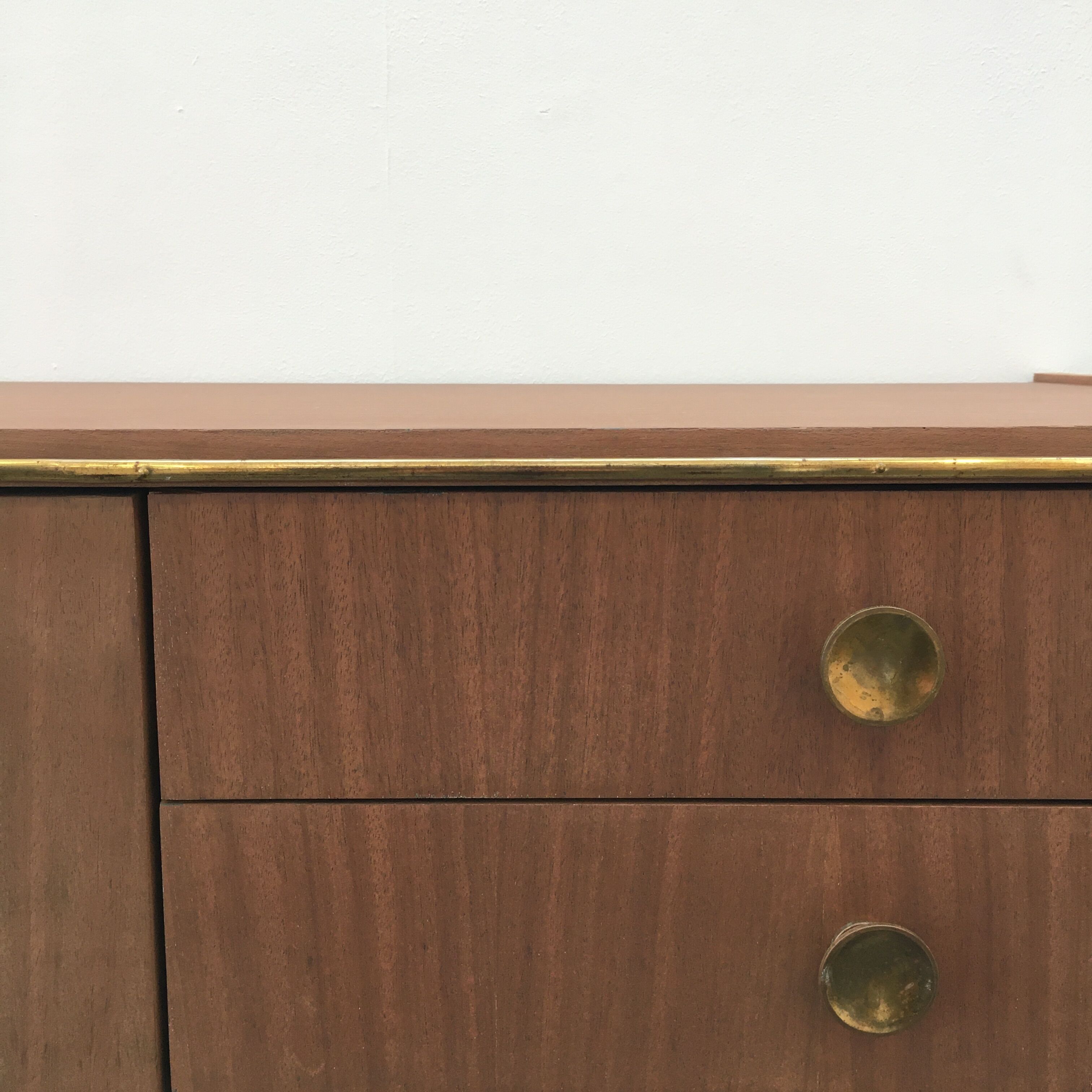 Scandinavian style teak chest of drawers