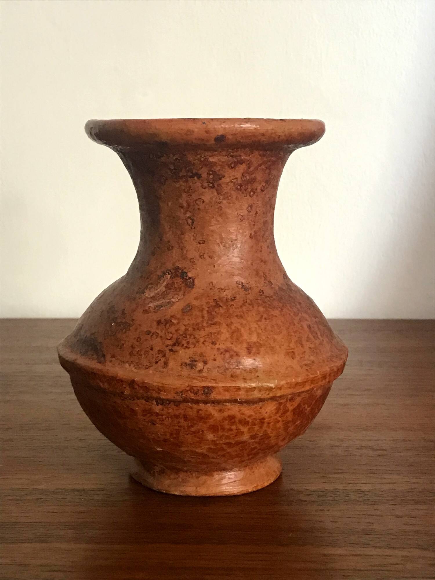 Handcrafted terracotta vase