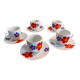 5 vintage cups. Manufacture Winterling Marktleuthen Bavaria - Floral patterns, 70s style