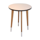 Table guéridon pieds compas