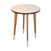 Table guéridon pieds compas