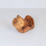 Organic birch wood bowl of Swedish folk art, from the 1960s.