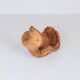 Organic birch wood bowl of Swedish folk art, from the 1960s.