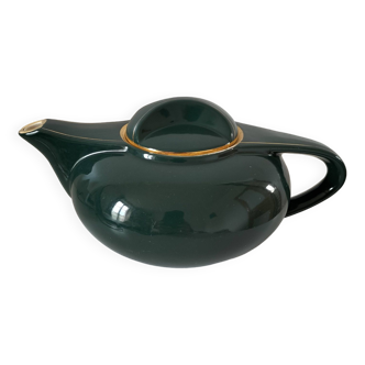 Salins art deco earthenware teapot