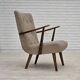 1960s, Danish armchair, furniture wool, beech wood.