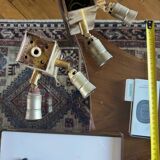 Art Deco wall sconces – gilded brass