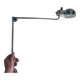 Beautiful desk lamp stilnovo by joe colombo 1970 chrome metal
