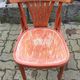 Set of 5 brasserie, bistro chairs, in their original condition, vintage, 1960s