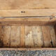 Former large wedding chest, solid wood, mid 19th century