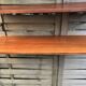 String shelf wood and metal 60s Sweden