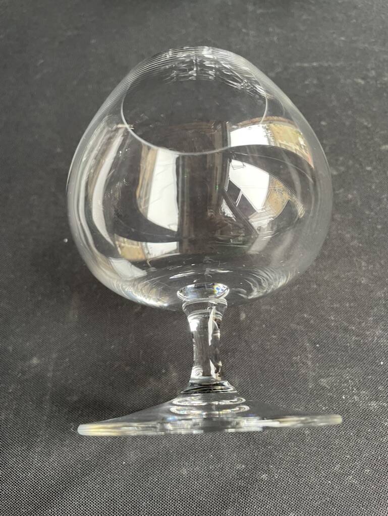 6 Cognac/Armagnac glasses stamped Baccarat Perfection service