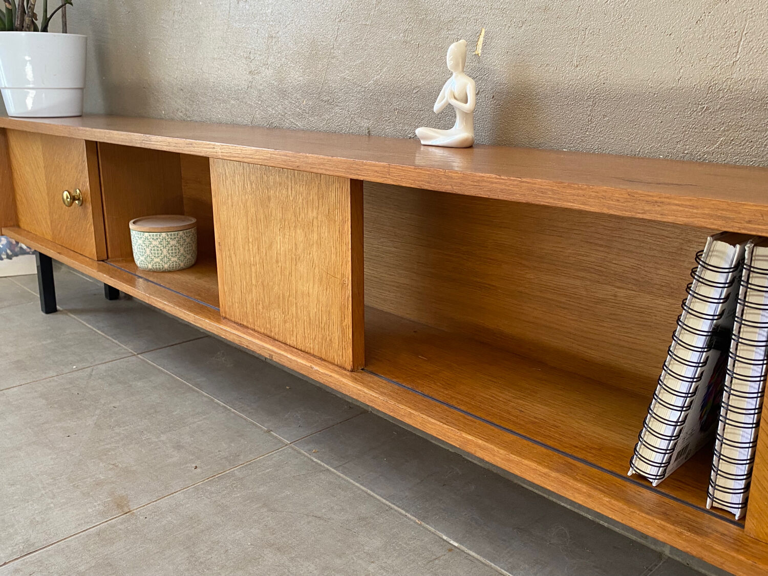 Vintage wooden sideboard (shallow)