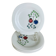 4 Pomona dessert plates by Marianne Westman for Rörstrand Sweden