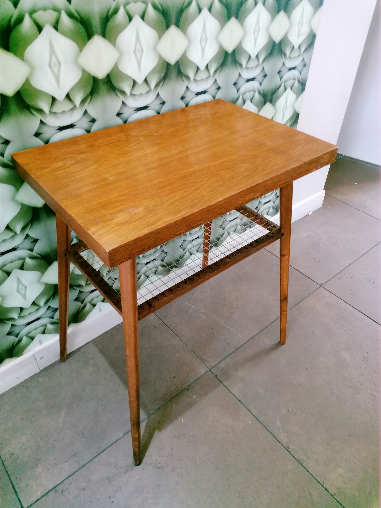 Table basse vintage, d'appoint, tchèque, Dřevopodnik Holešov