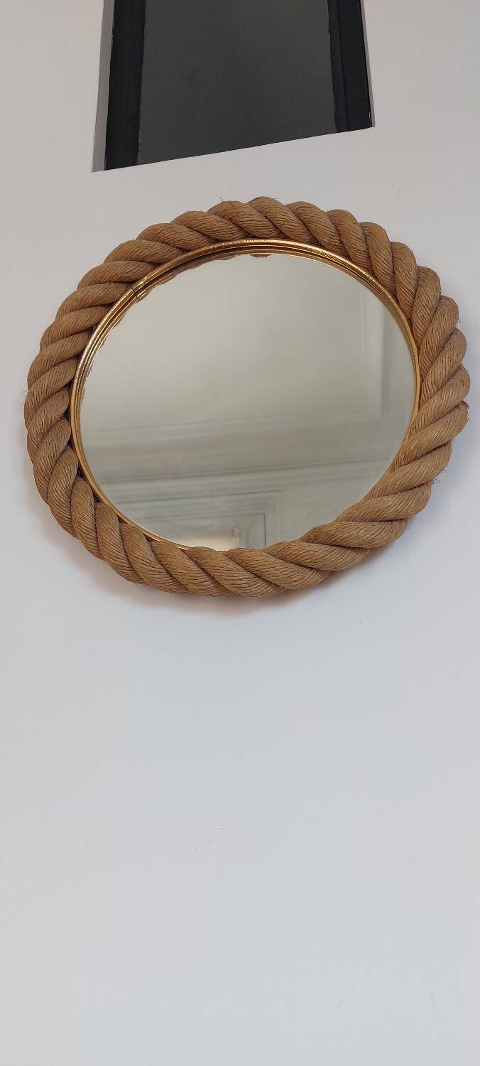 Vintage rope mirror