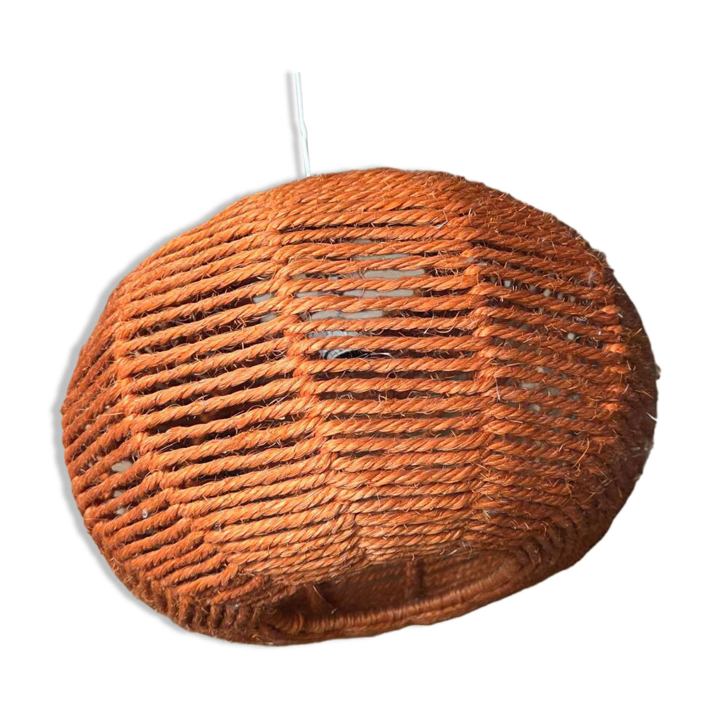 1960s rope pendant light