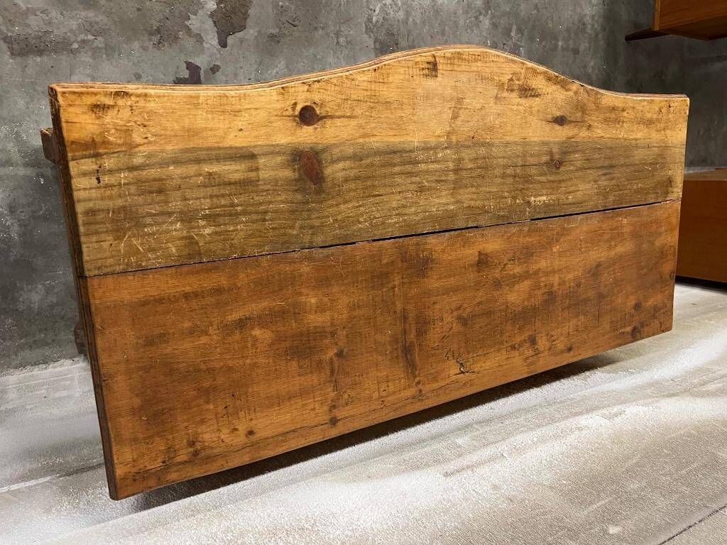 Vintage XL wooden chest of drawers / belly cabinet