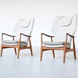 A. Madsen and H. Schubell “Kirsten” lounge chairs Bovenkamp Netherlands 1960