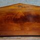 Antique grand lit in flame mahogany – Empire / Restoration / 20th century style