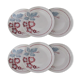 6 Digoin Sarreguemines plate of earthenware