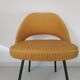 Chaise en velours Eero Saarinen édition Knoll 1950
