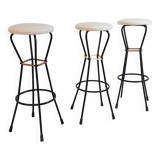 Set of 3 stools 1950
