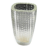 Mid Century Signed Glass Vase Kurt Wokan for Ingrid    - 18,5 cm tall