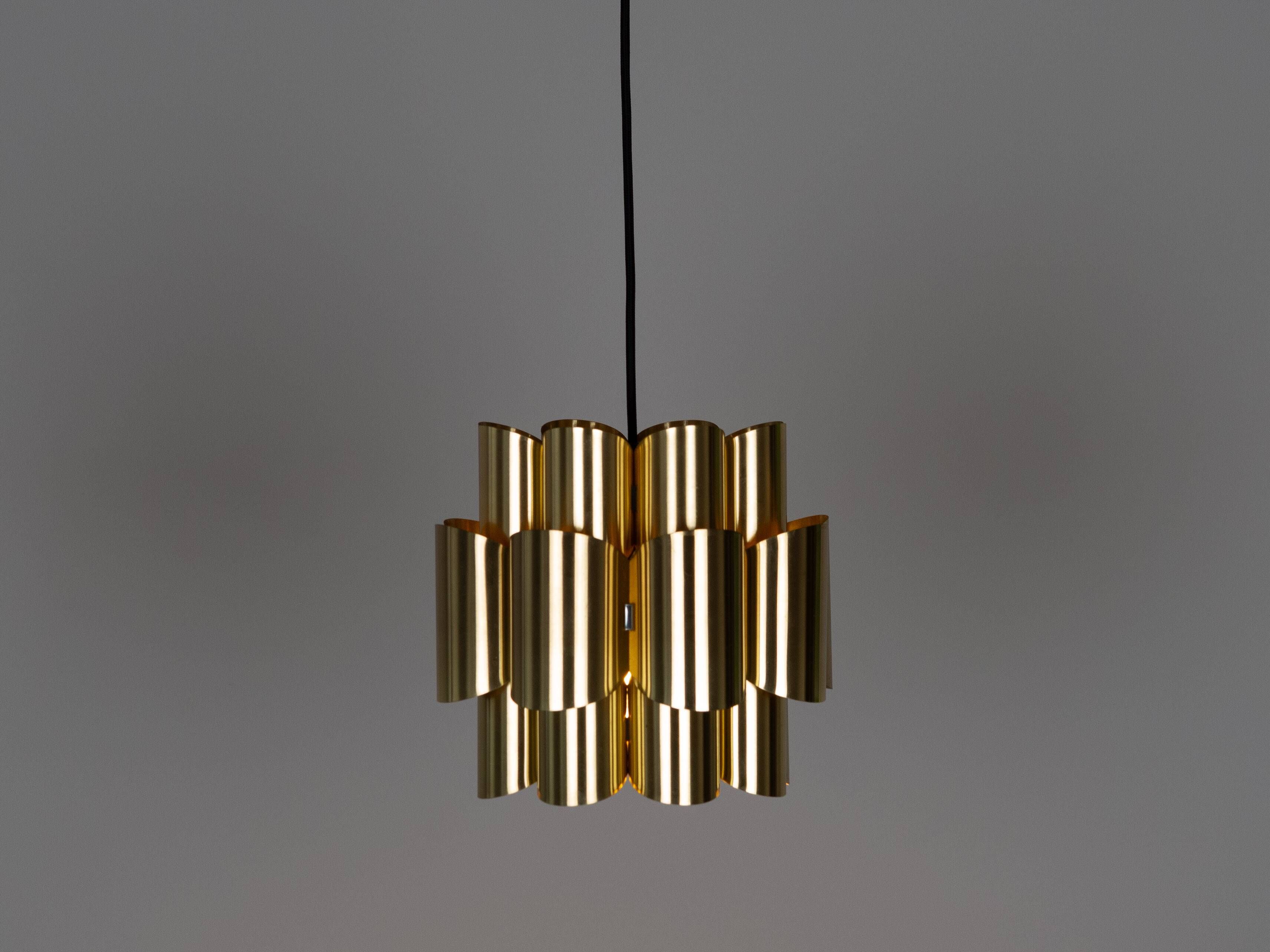 Pair of 2 Danish vintage pendant lamps by Werner Schou, 1960s