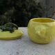 Vintage lemon sugar bowl