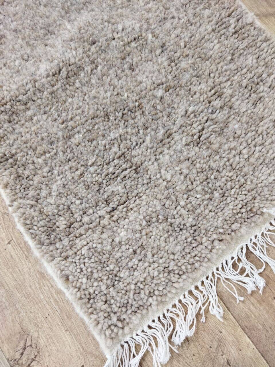 Handcrafted Moroccan Berber Rug 138 X 62 CM