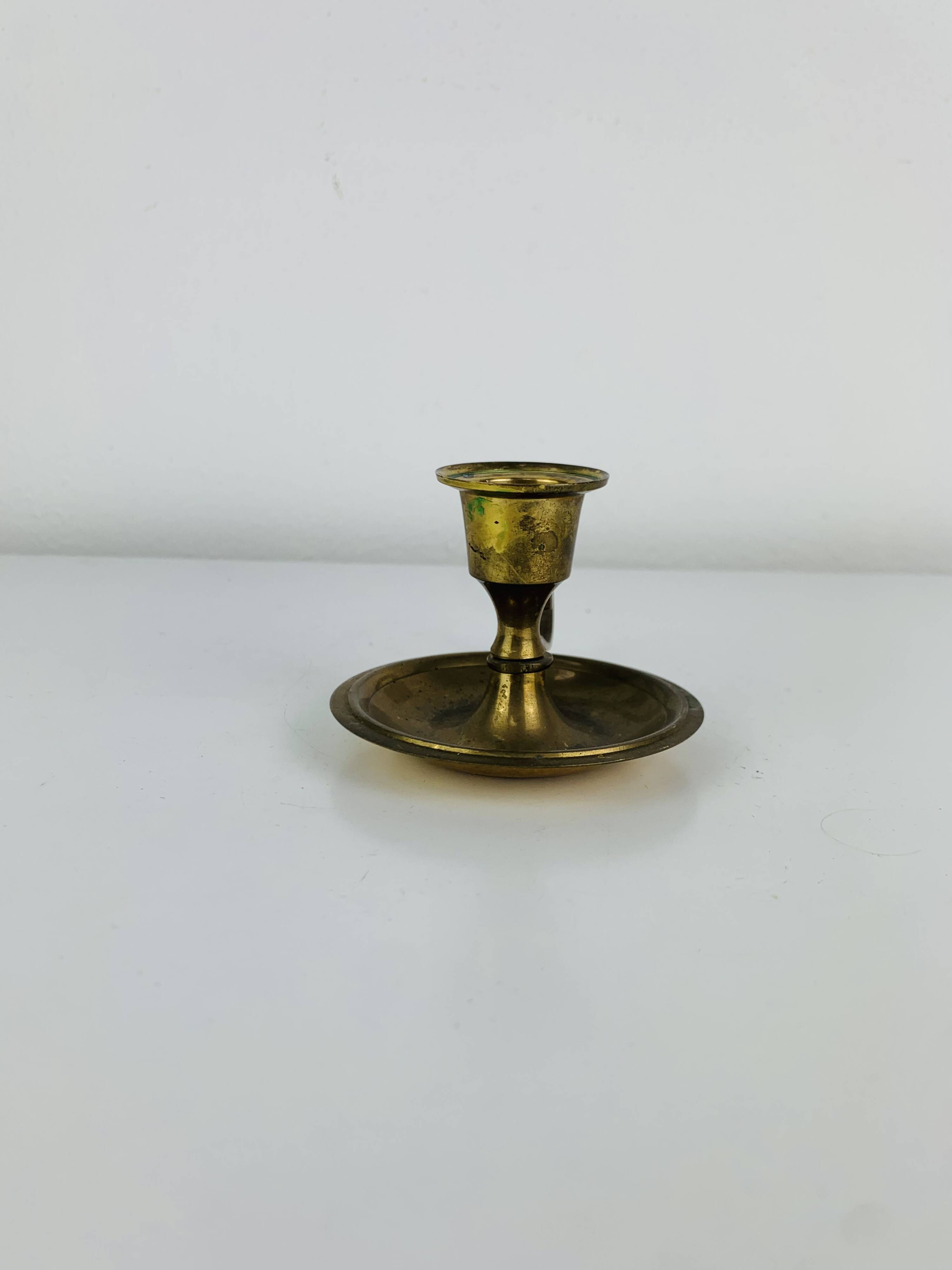 Vintage brass candlestick