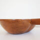 Large flat wooden vintage Apple shaped