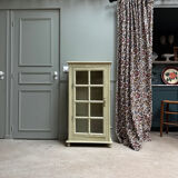 Small patinated display cabinet