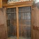 Moulded oak cabinet
