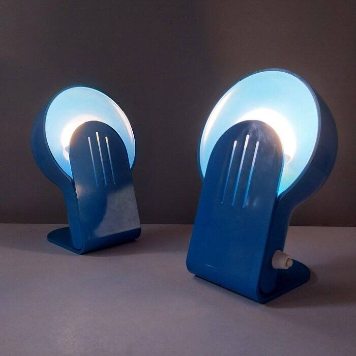 Pair of Guzzini Harveiluce- Panda lamps