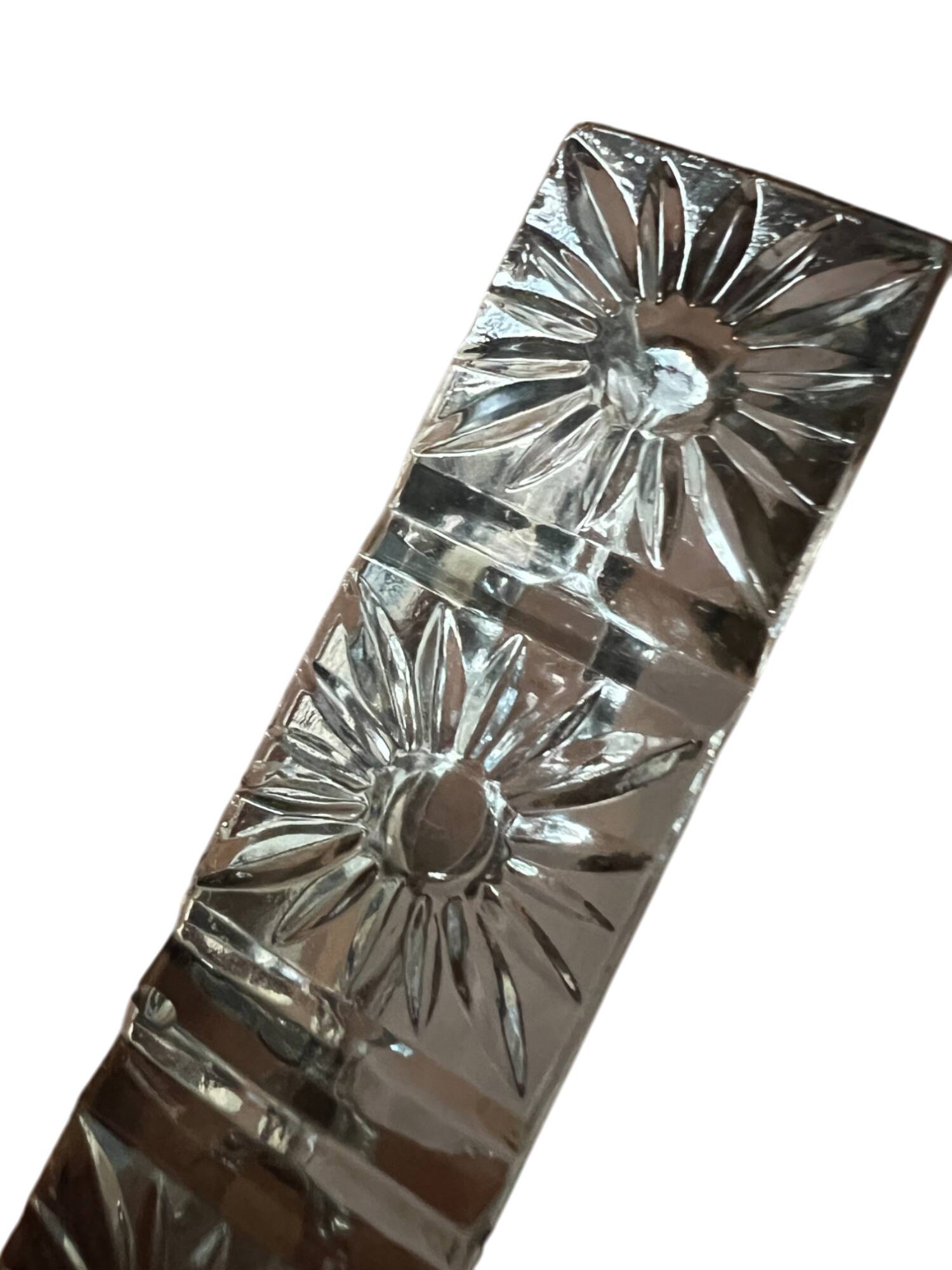 Box of 11 glass cutlery holders