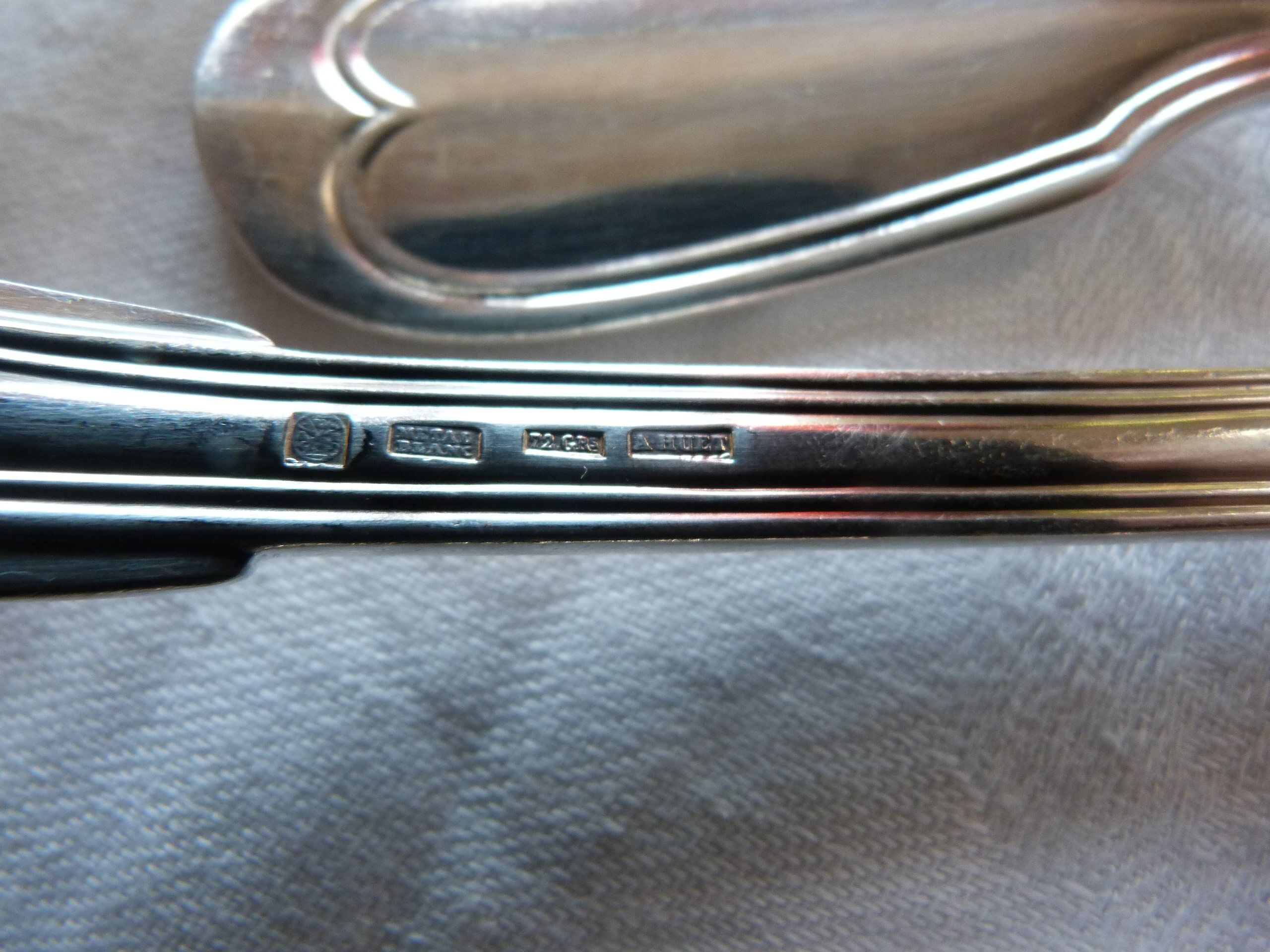 Set of 18 silver metal covers