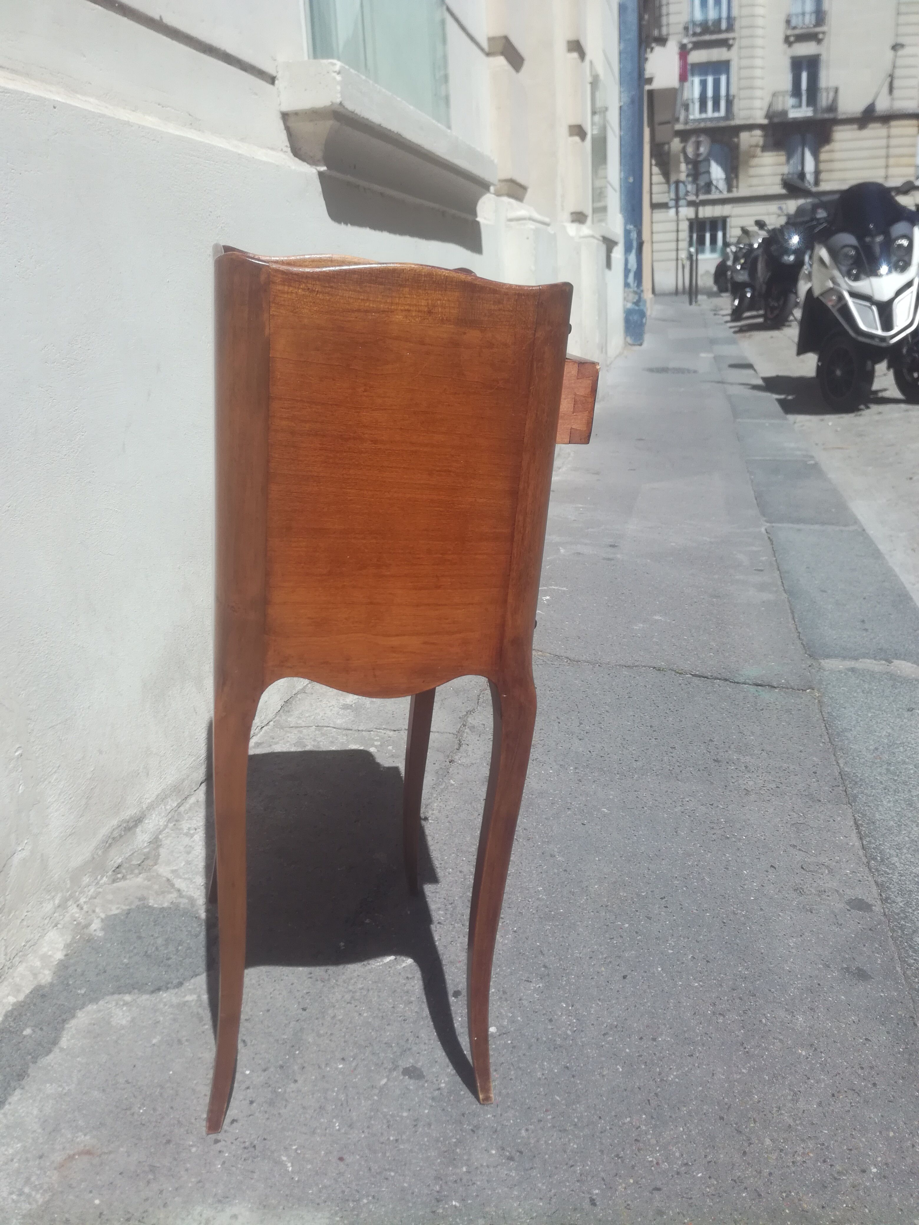 Old style bedside table