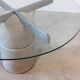 Italian brutalist dining table by Giovanni Offredi for Saporiti Italy