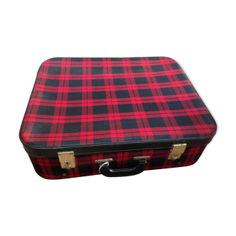 Valise vintage écossaise
