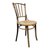 Antique Thonet Bentwood Chair Cane Seat