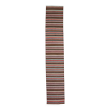 Tapis couloir artisanal, look bohème, couleurs pastel délavées, 415x70Cm