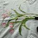 Hand-embroidered vintage tablecloth