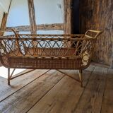 Rattan cot