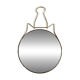 Vintage round gold barber mirror