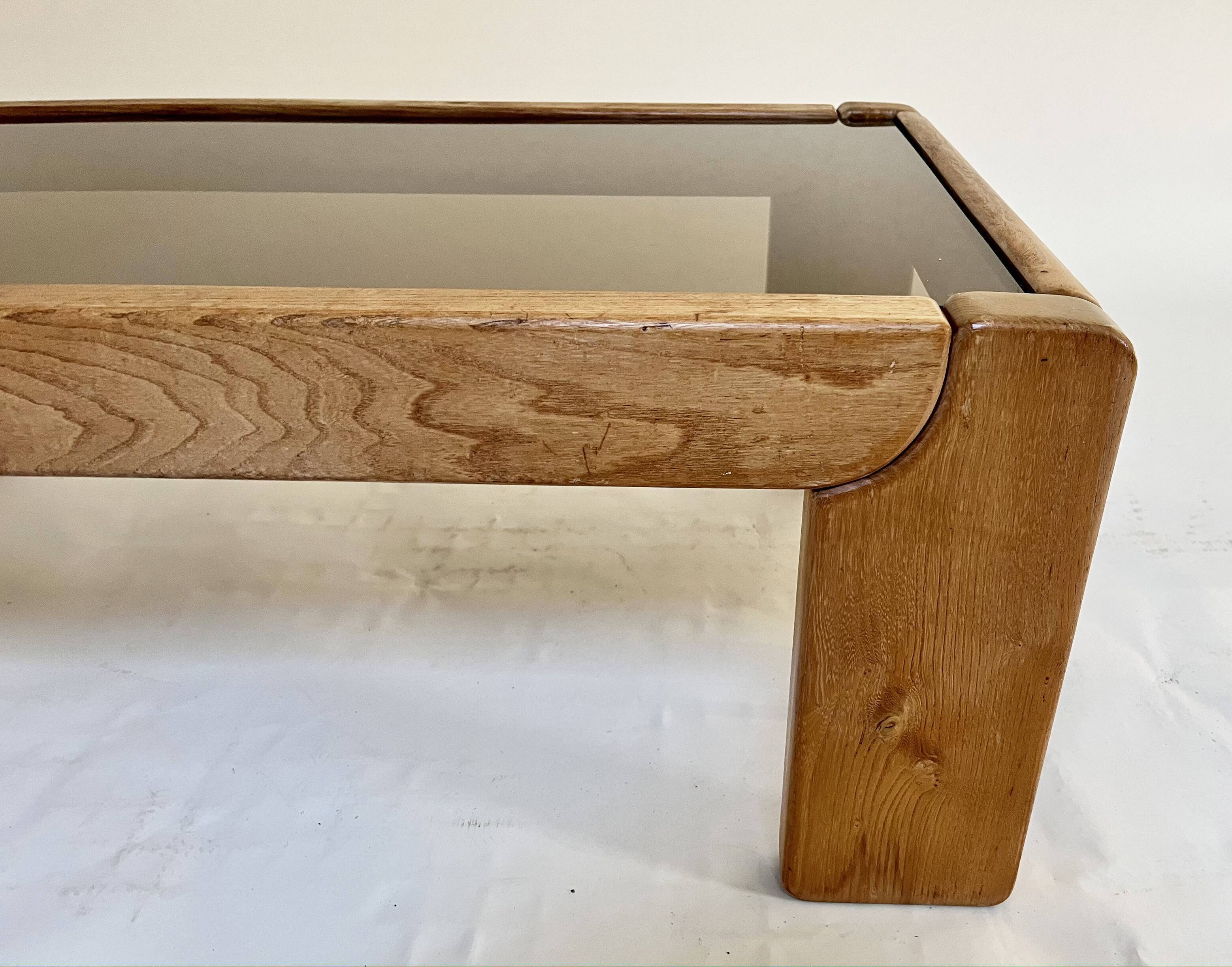 Solid elm coffee table - Maison Regain