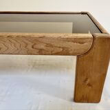 Solid elm coffee table - Maison Regain