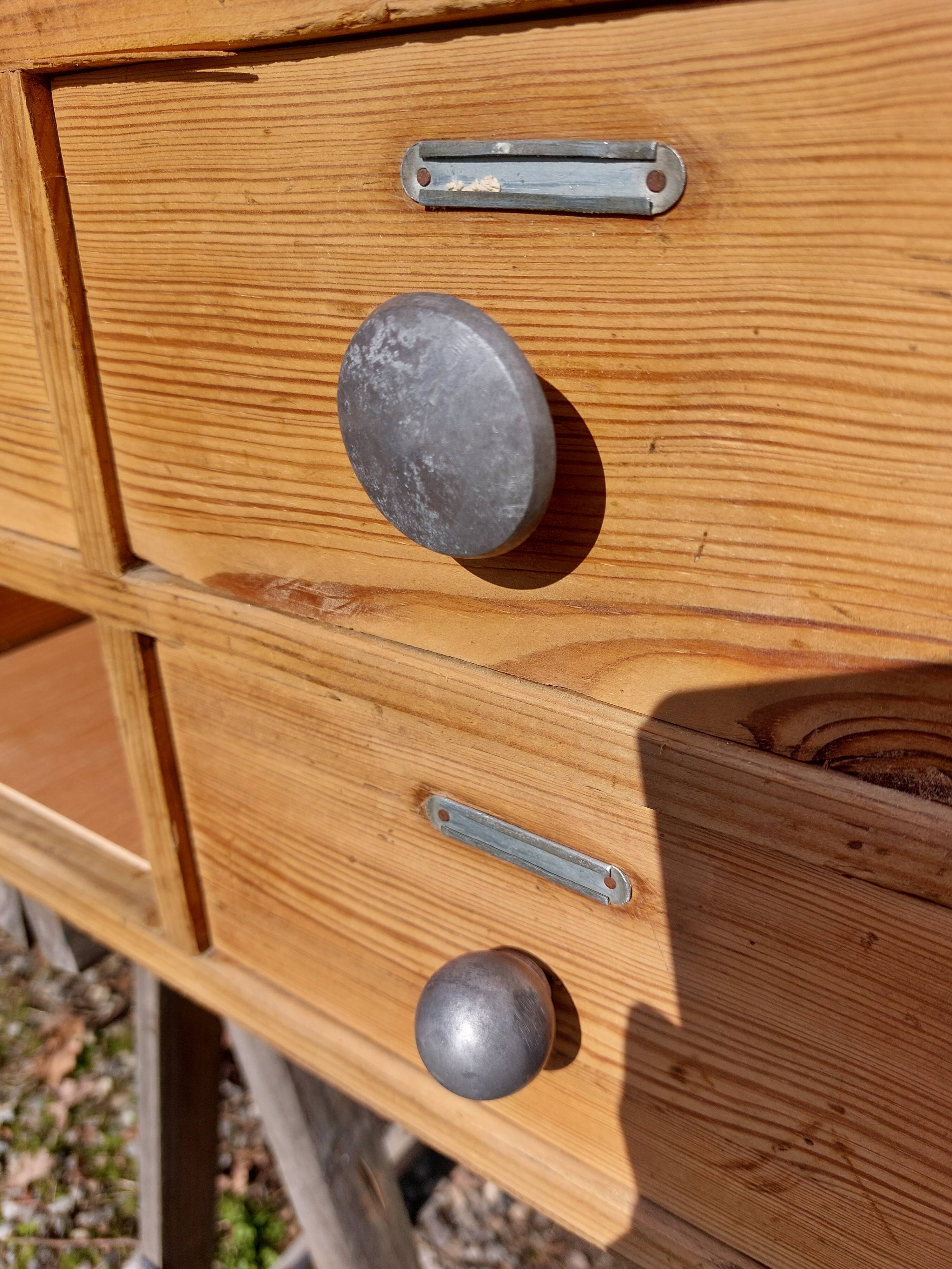 wooden workshop furniture, drawer unit