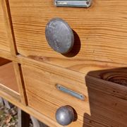 meuble de métier en bois, meuble à tiroirs
